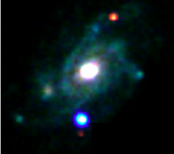 SN 2013cu爆炸后的图像
